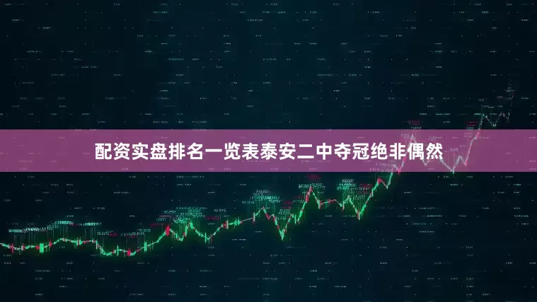 配资实盘排名一览表泰安二中夺冠绝非偶然